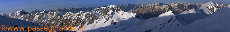 Panorama dalla Forcella Laste